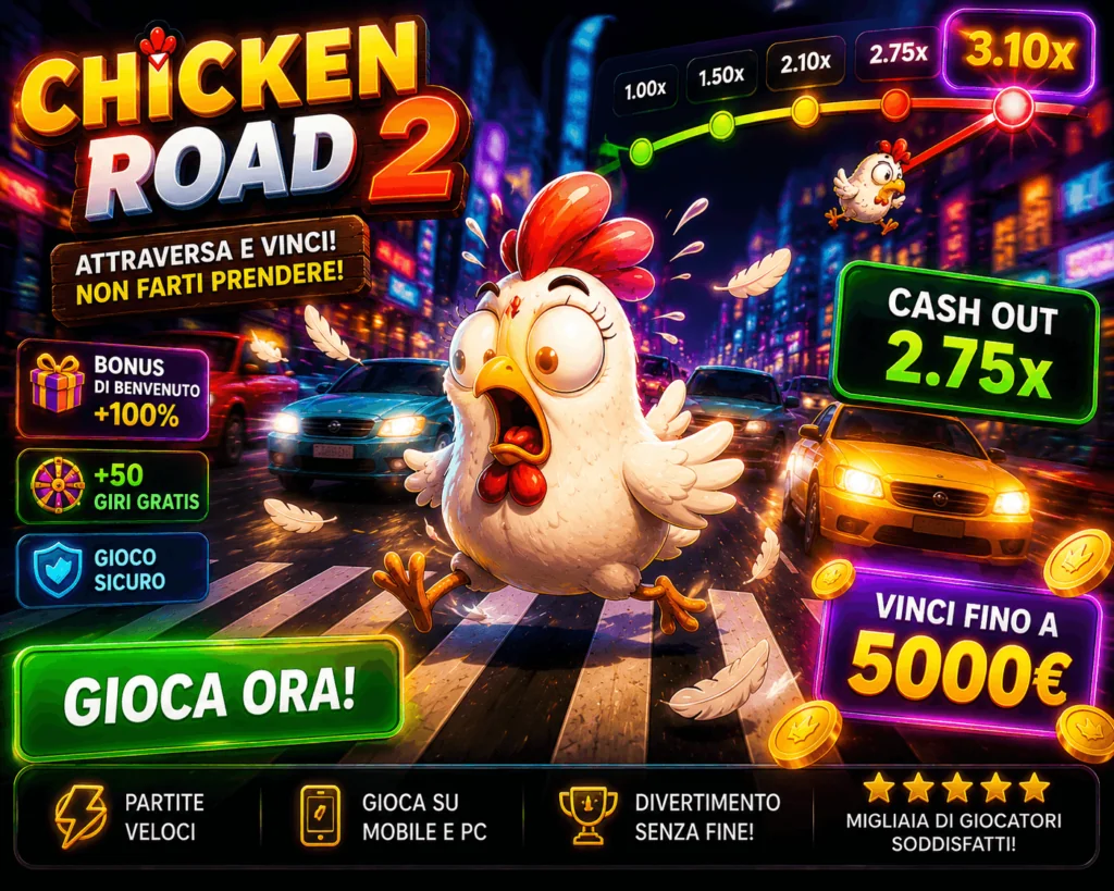 Juego Chicken Road 2 con gallina cruzando la carretera